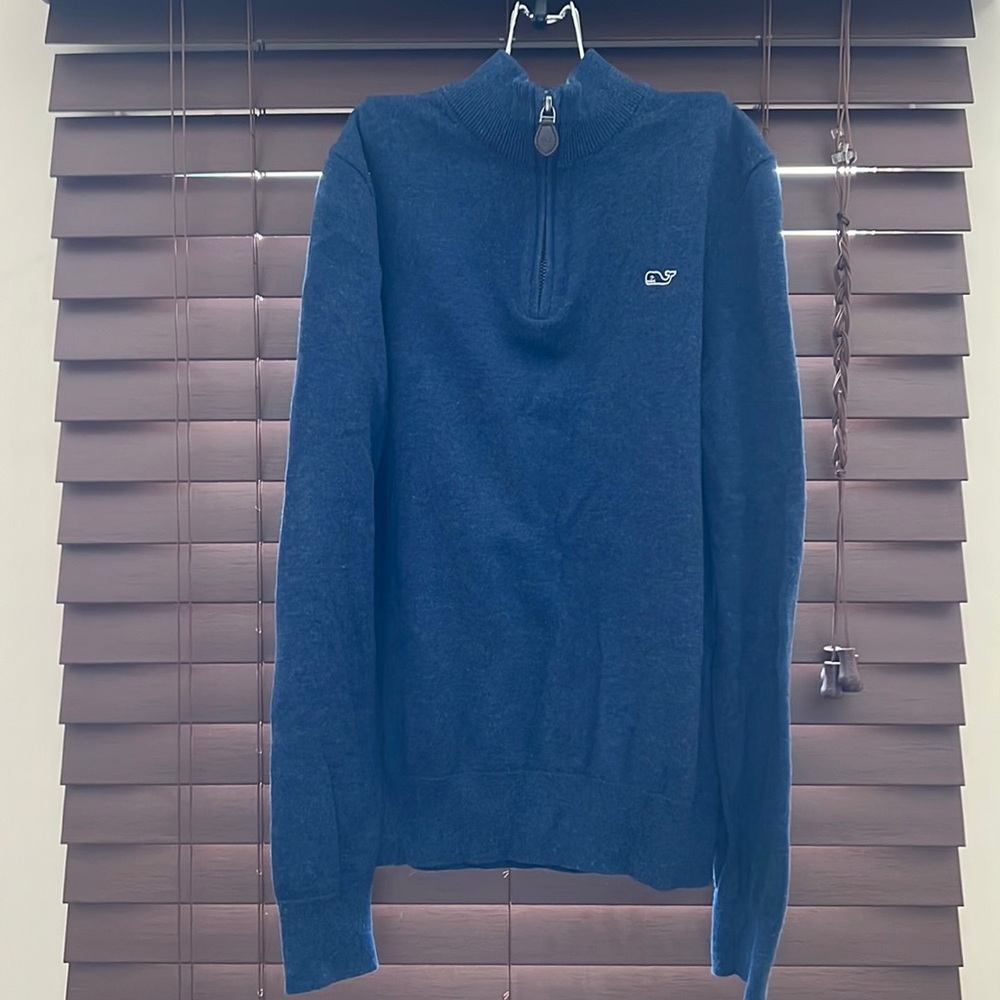 Vineyard vines medium (12-14) boys pullover zip